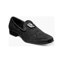 25228, Stacy Adams Micro Suede Shoes Swagger Slip On Studded All Colors image 5