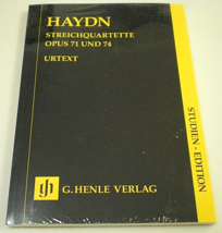 Haydn: Streichquartette (Opus 71 &amp; 74- Vol. 9 For Quartet) Verlag Music Book New - £20.45 GBP