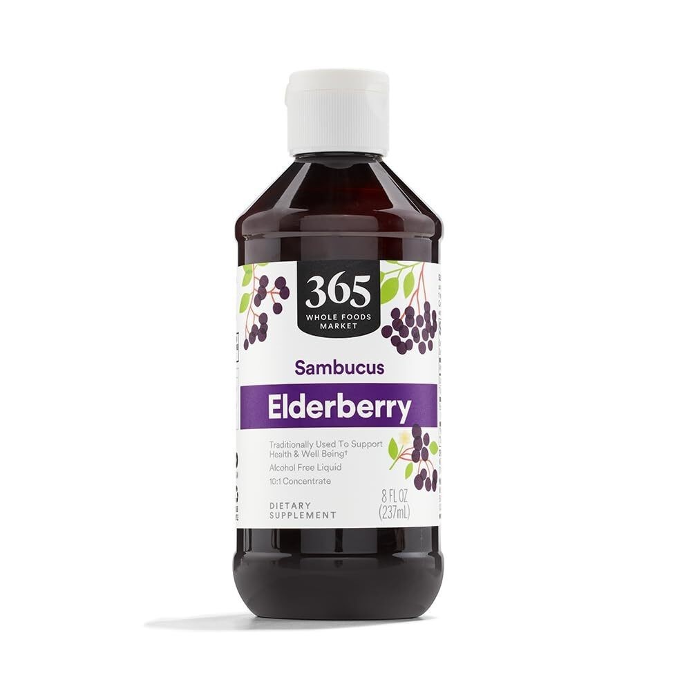 365 By Whole Foods Market, Elderberry Syrup, 8 Fl Oz BB 10/2028 - $17.81