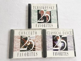 (Lot of 3) 25 Concerto, Tchaikovsky, Classical Dance Favorites (CD, Vox) - £4.72 GBP