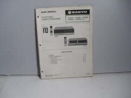 Sanyo VCR4010/4020     basic   manual - £1.56 GBP