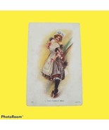 Postcard 1909 The French Maid Not Divided 1c Stamp Michigan Color Copyri... - $4.00