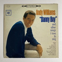 1962 Andy Williams–&quot;Danny Boy&quot; And Other Songs I Love To Sing - Columbia CS 8551 - £4.14 GBP