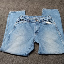 Dickies Jeans Men 33x32 Blue Regular Fit Straight Leg Mid Rise Carpenter Work - £18.00 GBP