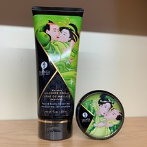 Inventory Liquidation Auction Shunga Green Tea Massage Lotion and Candle - £19.72 GBP