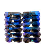 WHOLESALE DOZEN 12 PCS LOT RIMLESS ONE PIECE OVERSIZED SHIELD AVIATOR SU... - $396.91 MXN