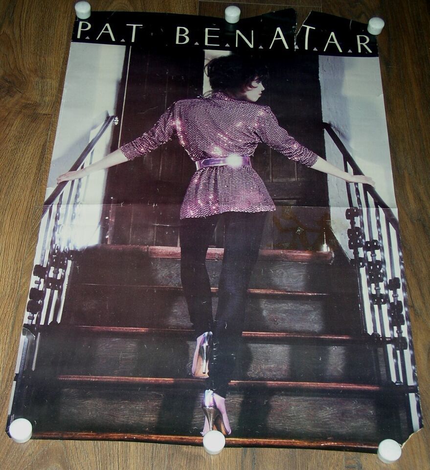 Pat Benatar Poster Vinage 1981 Promotional - $24.99