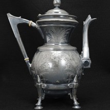 Victorian Silver Plate Teapot by Rogers &amp; Bro. Circa 1870 - £106.55 GBP