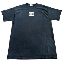 Vintage Lunar Lizard Comics Target Audience Barcode T Shirt Sz L Fade Bl... - $12.82