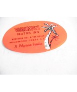 VINTAGE  WAIKIKI MOTOR INN WILDWOOD NJ BUMPER STICKER- STILL NEW- SR95 - £14.82 GBP