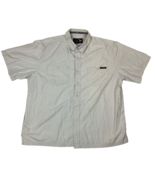 Harley Davidson Mens Embroidered Striped Button Front Short Sleeve Shirt... - $41.69 CAD