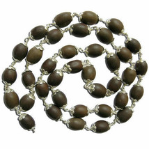 Semilla de loto Kamal Gatta Japa Mala 108+1 cuentas en tapa de plata pura - £86.60 GBP