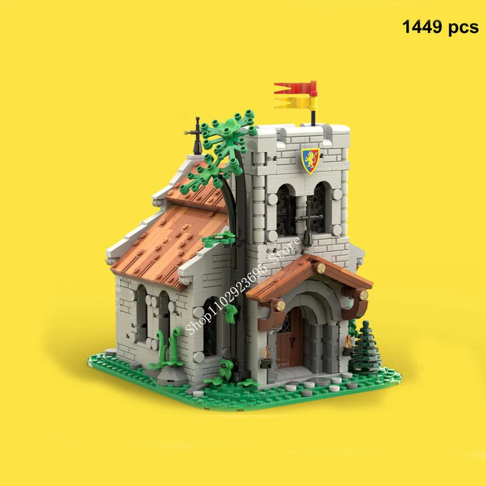 1449 PCS NEW MOC Building blocks Lion King Church lion shield Retro  Medieval - £83.17 GBP