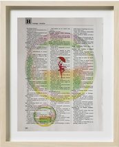 Dictionary Art Print - Vintage Dictionary Art Home or Office Decor - $9.75