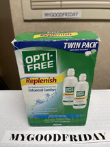 Opti-Free Replenish Contact Solution Multi-Purpose Twin Pack 10 fl oz ea... - £14.78 GBP