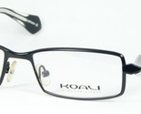 KOALI 6140K NM000 Nero/Argento Occhiali da Sole Titanio Telaio 50-16-135mm - $96.02
