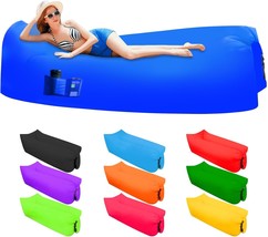 Inflatable Lounger Air Sofa Hammock-Portable,Water Proof&amp; Anti-Air, Picnic - £31.61 GBP