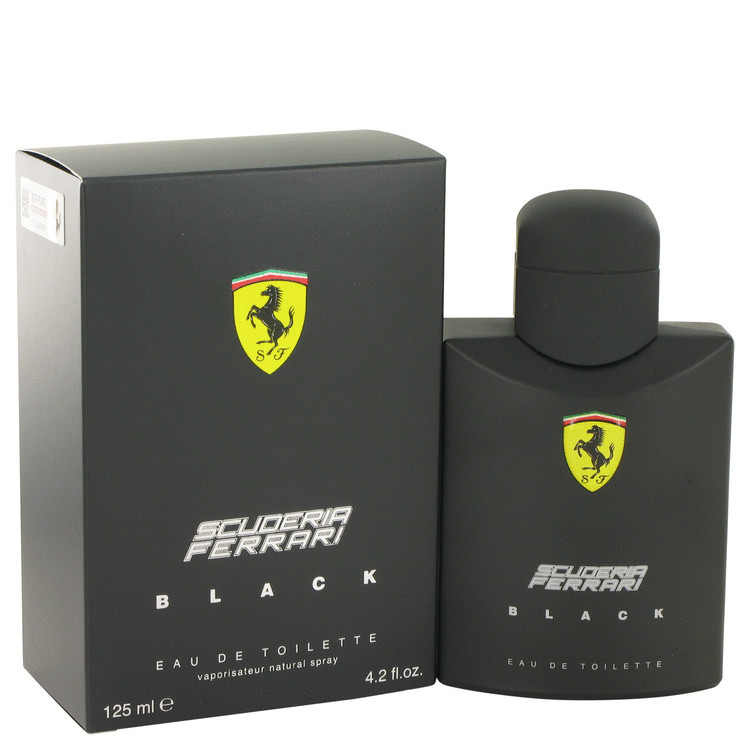 Ferrari Scuderia Black by Ferrari Eau De Toilette Spray 4.2 oz