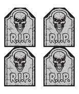Horror-Hall Haunted House-RIP Tombstone Chair Covers-Over The Hill Birth... - £10.18 GBP