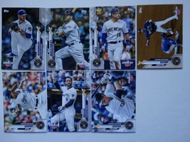 2020 Topps Opening Day Milwaukee Brewers Base Team Set of 7 Baseball Cards - £1.77 GBP