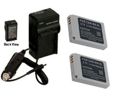 2 Batteries + Charger For Canon SD700IS SD790IS SD800IS SD850IS SD870IS SD880IS - £24.43 GBP