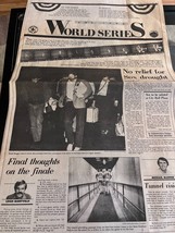 Red Sox NY Mets Boston Globe October 29 1986 World Series MLB - £13.82 GBP