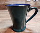 Denby Blue Green Stoneware Coffee Mug - Made In England - $21.75