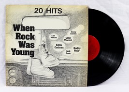 VINTAGE 1980 CBS When Rock Was Young 20 Hits LP Vinyl Record Album P 15395 - £23.36 GBP