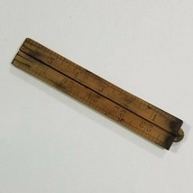 Stanley 24&quot; SW Warranted 68 Boxwood 4-fold Vintage Wood Folding Rule Ruler  - £18.62 GBP