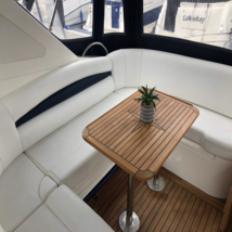 Teak Table Top With Nautic Star Soft Corners 6 Sizes Marine Boat RV Caravan - £208.45 GBP+