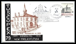 1979 US Cover - TUSCOPEX, First Courthouse, New Philadelphia, Ohio T14 - $2.96