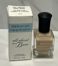 Deborah Lippmann All About That Base CC Base Coat Correct &amp; Conceal 0.5 oz - $18.81