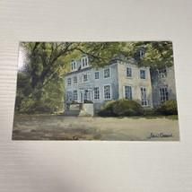 Vintage Clermont on the Hudson Postcard Watercolor By Jeni Cassel - $7.78