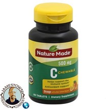 Nature Made Chewable Vitamin C 500 mg 60 Tablets Orange Flavor  - $7.99