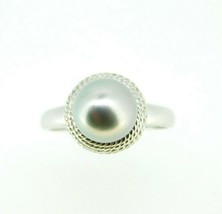 14k Grey 9.75mm Tahitian Pearl Ring (#J5010) - £358.95 GBP