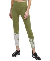 DKNY Womens Tie-Dyed 7/8 Leggings size X-Small Color Olive - £54.67 GBP
