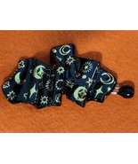The&quot;Black Astral Wave&quot; Steel hair barrette.C.2025 - $18.00