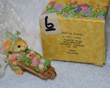 Ganz Little Cheesers Little Truffle 1991 mouse with flower cart # 05654 #6 - £21.89 GBP