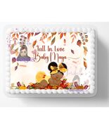Fall In Love Afro Baby Shower Themed Edible Image Birthday Cake Topper, ... - $320.47 MXN