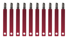 (10pcs - Red) Majek Golf Groove Sharpener for Wedges &amp; Irons. Perfect golf Gift - £41.53 GBP