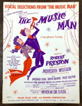 The MUSIC MAN Vintage SONG BOOK Sheet Music BROADWAY Musical VOCAL SELEC... - £11.72 GBP