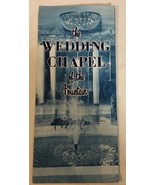 Wedding Chapel Of The Fountain Vintage Brochure Las Vegas Nevada BR5 - $14.84