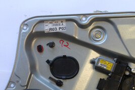 2009-14 HYUNDAI GENESIS SEDAN FRONT RIGHT DOOR INNER PLATE PANEL MOTOR image 3