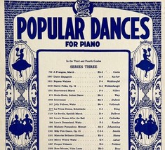 La Prima Donna, Schottische 1902 Sheet Music Piano Popular Dances DWFF3 - $19.99