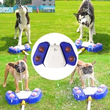 Dog Sprinkler Outdoor Dog Water Fountains Toys Automatic Water Dispenser - $24.63