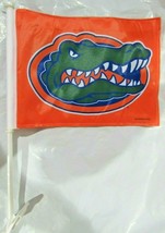 NCAA Florida Gators Logo on Orange Window Car Flag by Rico - $15.99