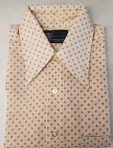 VTG Xanadu Size Mediun Short Sleeve Button Up Shirt Fruit of the Loom Orange - $29.50