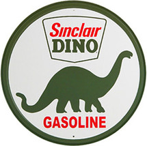 Sinclair Dino Gasoline Embroidered Mens Polo XS-6XL, LT-4XLT Opaline H-C New - £21.40 GBP+