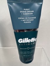 Gillette Intimate 2-in-1 Pubic Shave Creme Cleanser Gentle Easy 6oz COMB... - $6.49