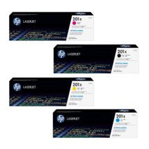 HP 201X CF253X Toner Set 4-Pack High Yield for Color LaserJet Pro M252 M277 - $380.26
